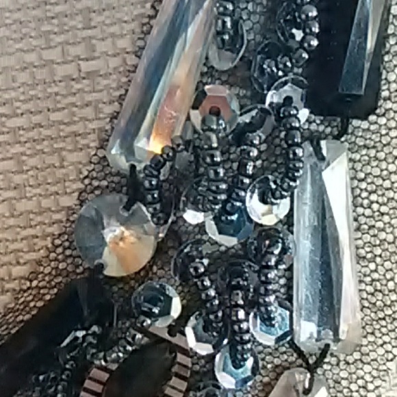 Great mesh embellished collar necklace - Picture 2 of 4